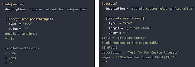 Customizing SAST & Secret Detection rules